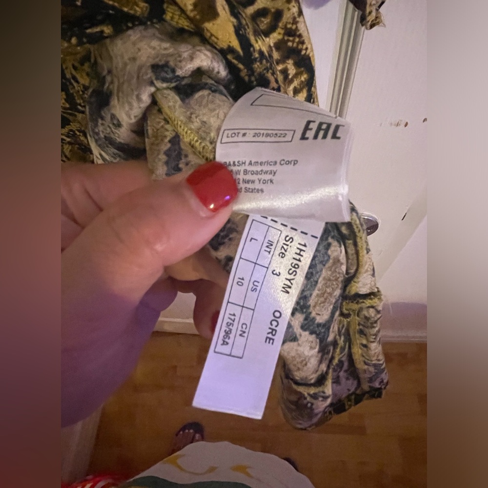 Ba&Sh Python Print Dress - Xl - image 7